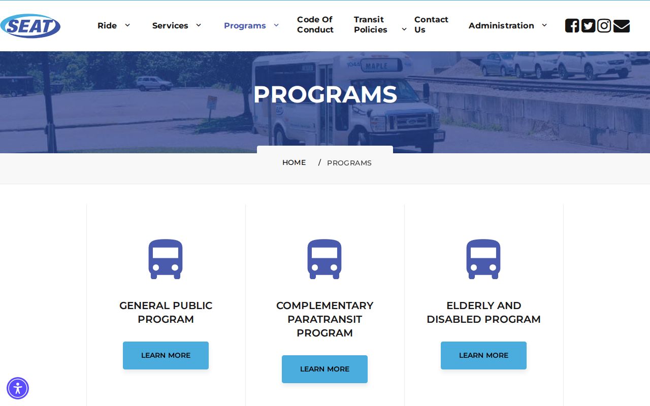 South East Area Transit information for travel after a Noble County release
